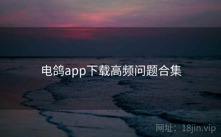 电鸽app下载高频问题合集  第2张