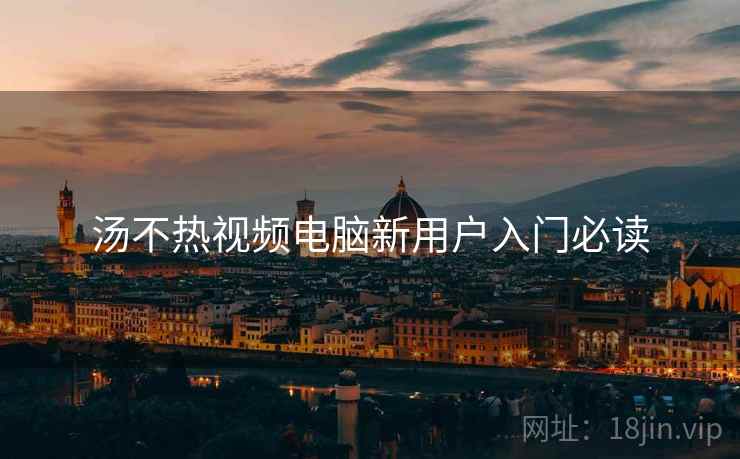 汤不热视频电脑新用户入门必读 第1张 汤不热视频电脑新用户入门必读 第1张