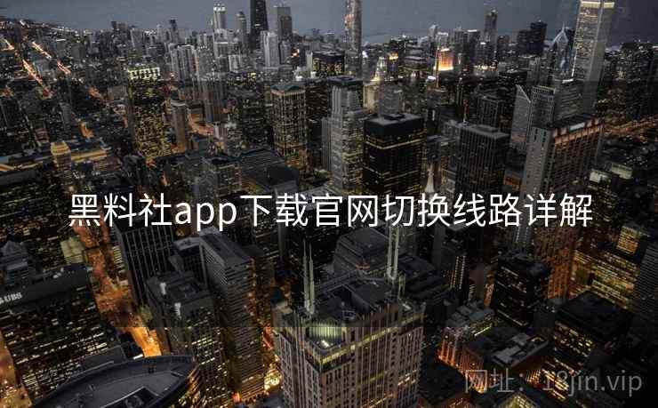 黑料社app下载官网切换线路详解 第2张 黑料社app下载官网切换线路详解 第2张